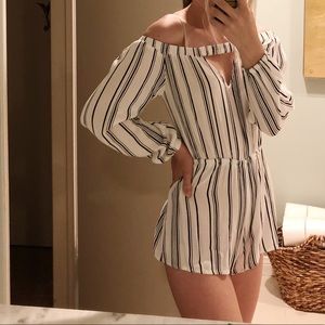 Pacsun Stripped Romper